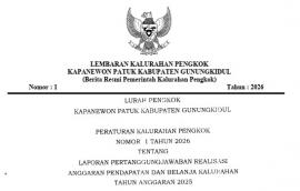Lembar Kalurahan LPJ Kalurahan Pengkok tahun 2025